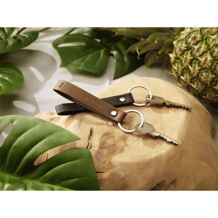 Sleutelhanger | Vegan leer | Ananasvezel