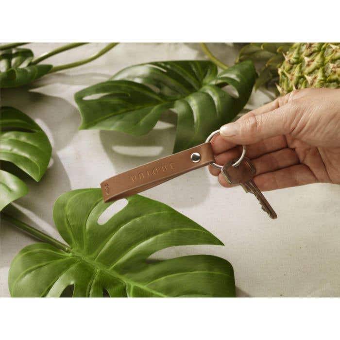 Sleutelhanger | Vegan leer | Ananasvezel