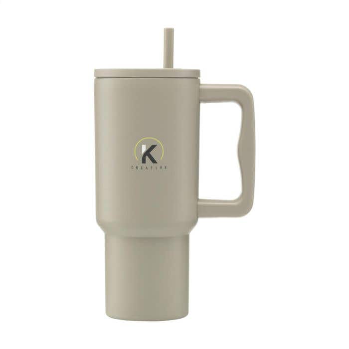 Drinkbeker | Gerecycled RVS | 900 ml | Dubbelwandig