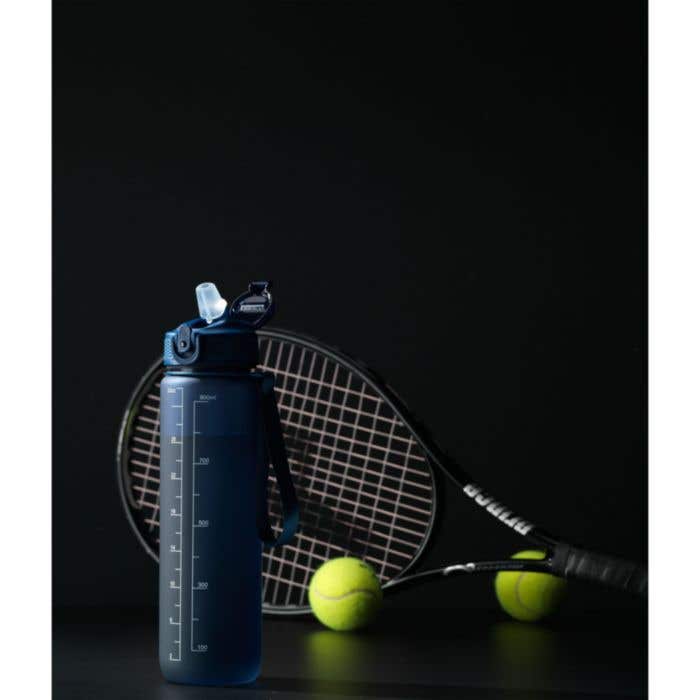 Drinkfles | Gerecycled | 1 l | Met rietje