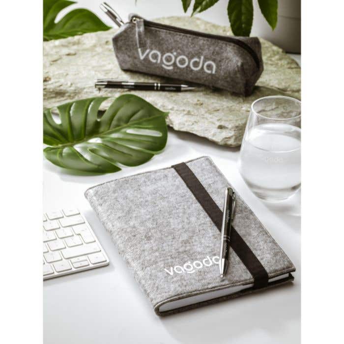 Balpen Ebony Shiny | Aluminium | Glanzend metallic