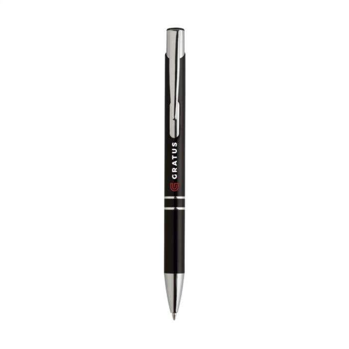 Balpen Ebony Shiny | Aluminium | Glanzend metallic