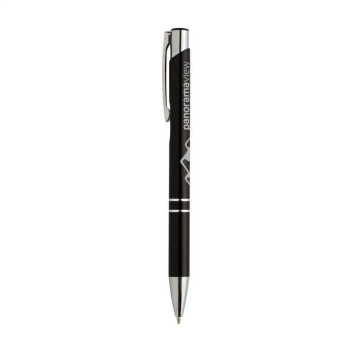 Balpen Ebony Shiny | Aluminium | Glanzend metallic