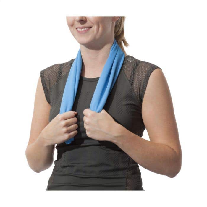 Koelhanddoek CoolDown | Polyester | Met koker en karabijnhaak