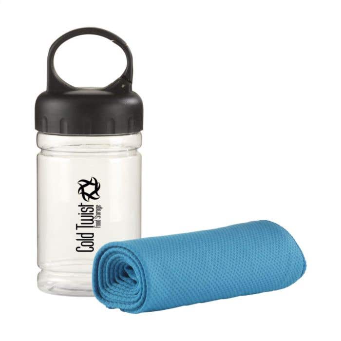 Koelhanddoek | Polyester | Met koker en karabijnhaak