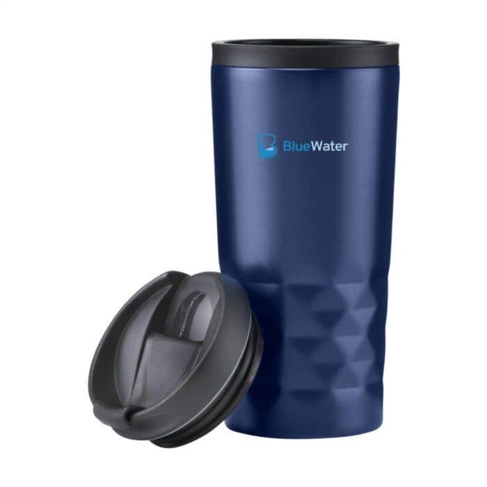 Thermosbeker | RVS | 300 ml | Diamantpatroon