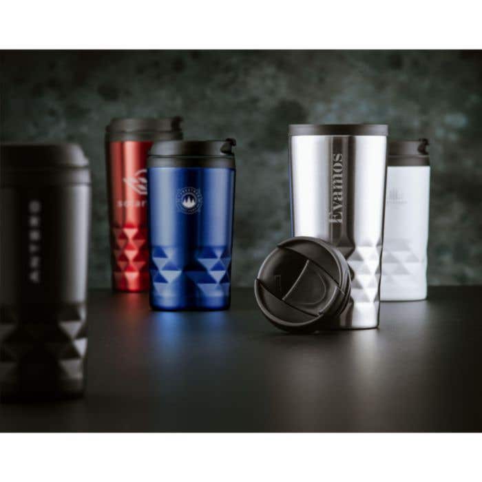 Thermosbeker Graphic | RVS | 300 ml | Diamantpatroon