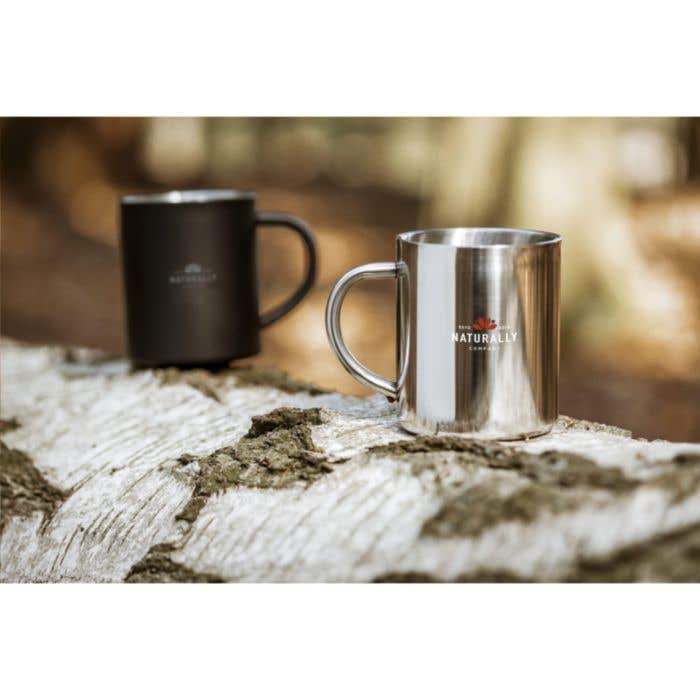 Mok | Gerecycled RVS | 300 ml | Dubbelwandig
