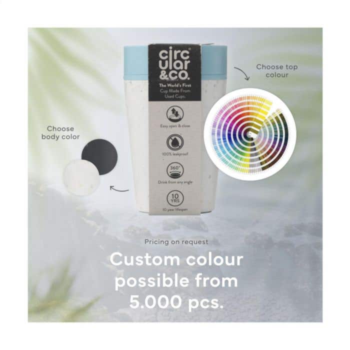 Circular&Co reisbeker Lore | Gerecycled | 227 ml | Dubbelwandig