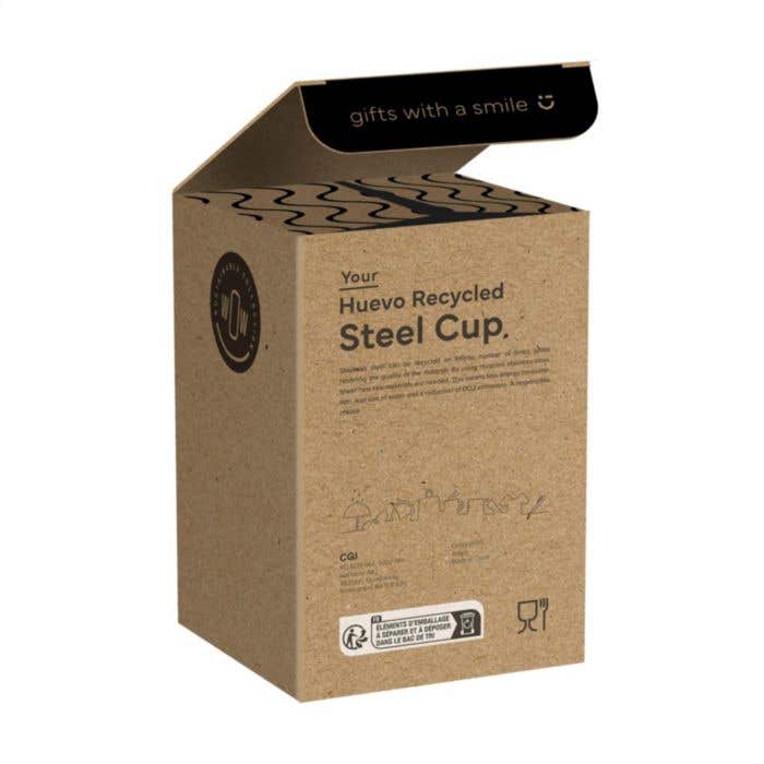 Thermosbeker Huevo | RVS | 350 ml | Dubbelwandig