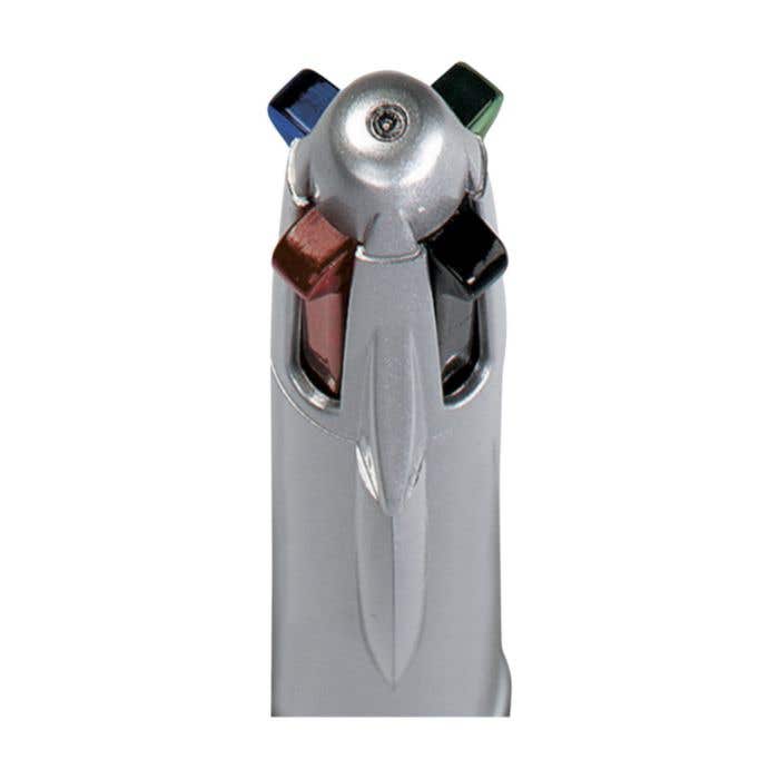 4-kleurenbalpen | Rubber grip | Blauw, groen, rood, zwart