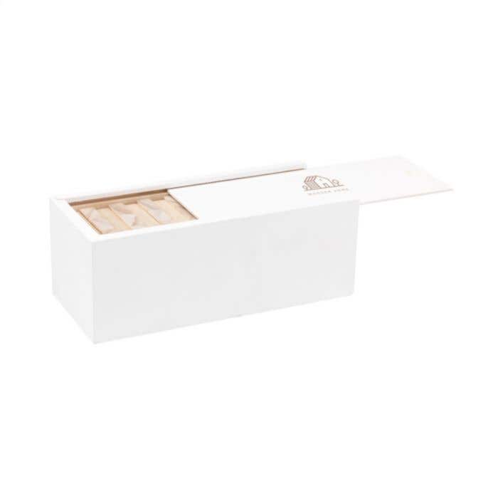 Stapelspel | Hout | 48 blokjes | Met opbergbox