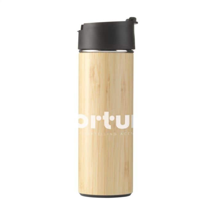 Thermosfles Sakura | Bamboe | 360 ml | Met theezeef