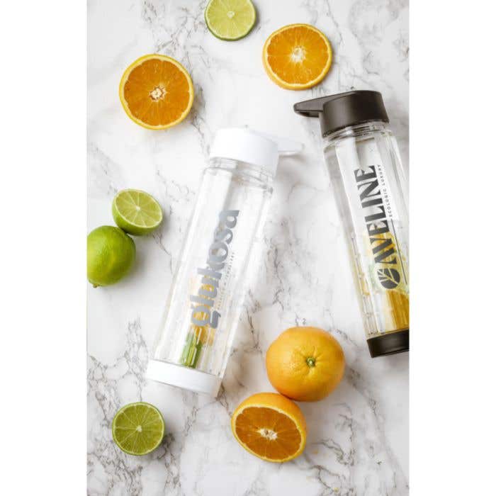 Drinkfles met infuser Fruitfuse | 700 ml | Opklapbare drinktuit
