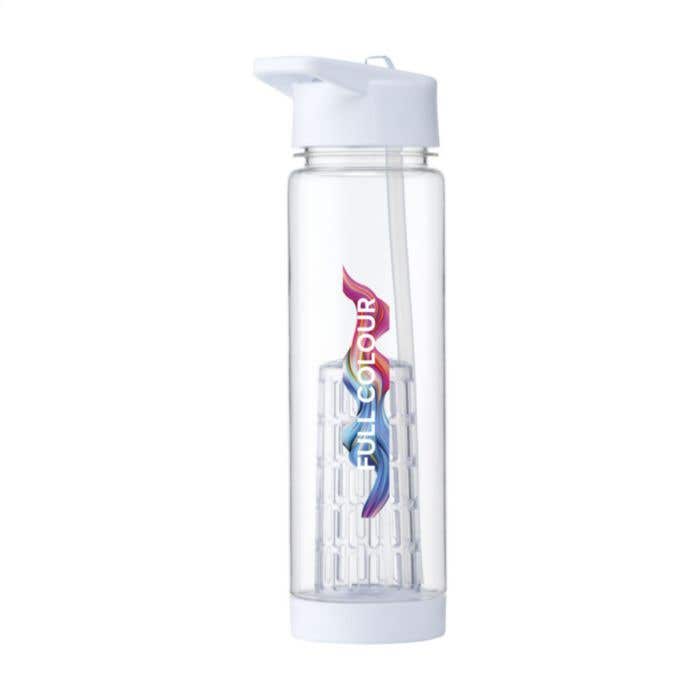 Drinkfles met infuser Fruitfuse | 700 ml | Opklapbare drinktuit