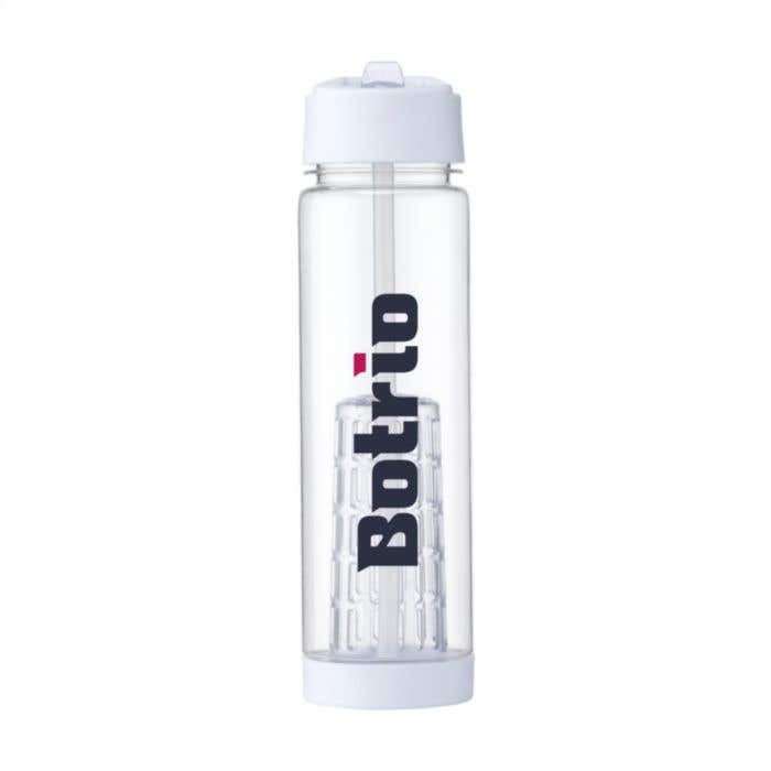Drinkfles met infuser Fruitfuse | 700 ml | Opklapbare drinktuit