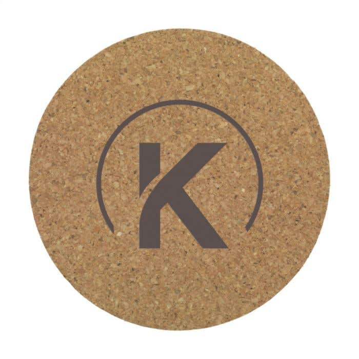 Onderzetters | Kurk | Set van 4 | 10 cm