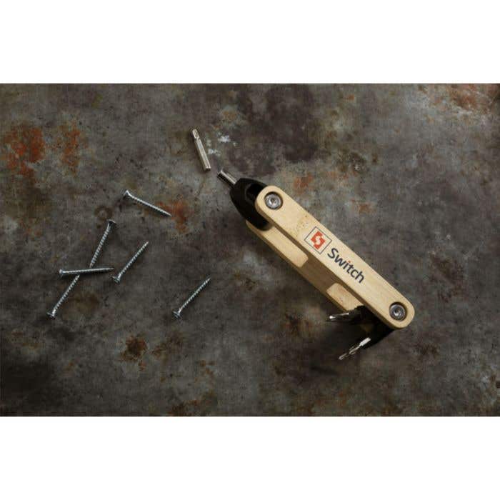 Schroefbitset | Bamboe | 9-delig | Magnetisch