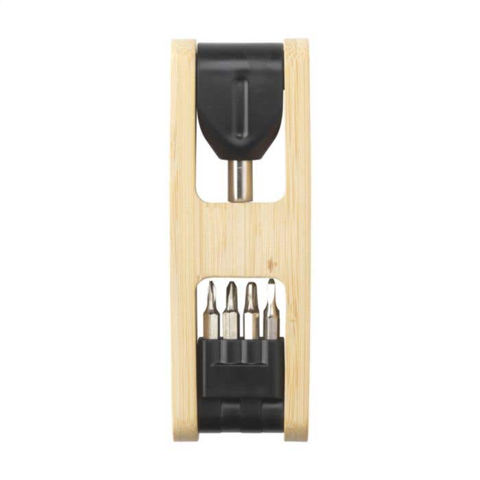 Schroefbitset | Bamboe | 9-delig | Magnetisch