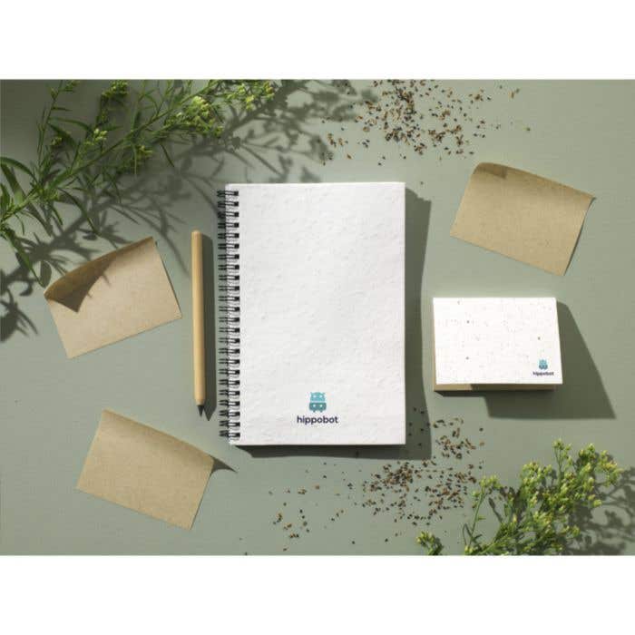 Memoboekje | Zaadpapier | 50 sticky notes | Graspapier