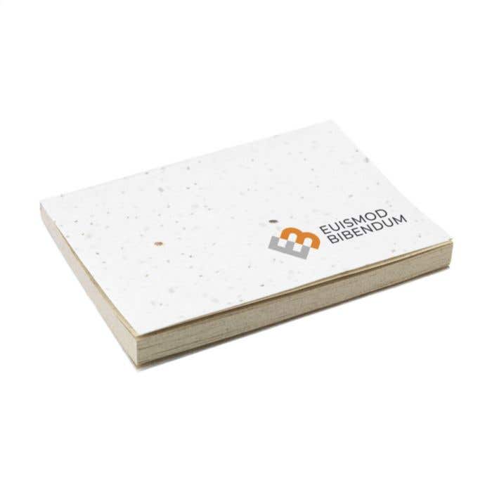 Memoboekje | Zaadpapier | 50 sticky notes | Graspapier