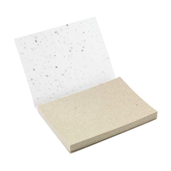Memoblok | Zaadpapier | 50 sticky notes