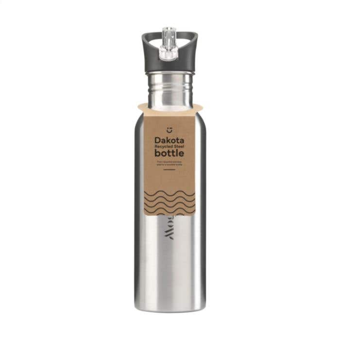 Drinkfles Dakota | RVS | 750 ml | Met rietje