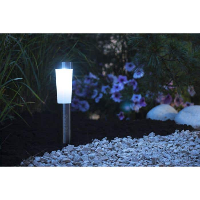 Grundig Solar LED-Light | RVS | 2 LED's | 4-5 lumen