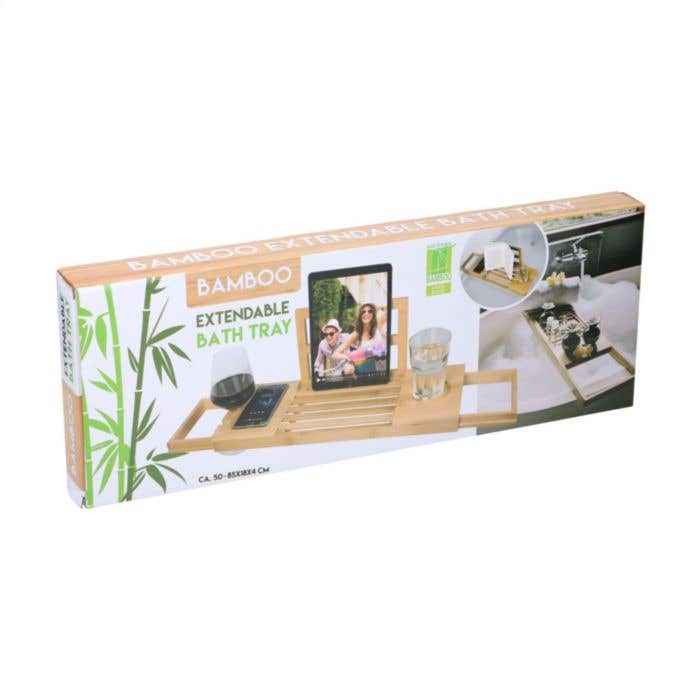 Badplank | Bamboe | Verstelbaar | Telefoonhouder
