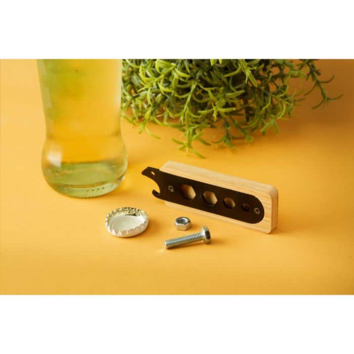 Multitool | Bamboe | Flesopener en moersleutels