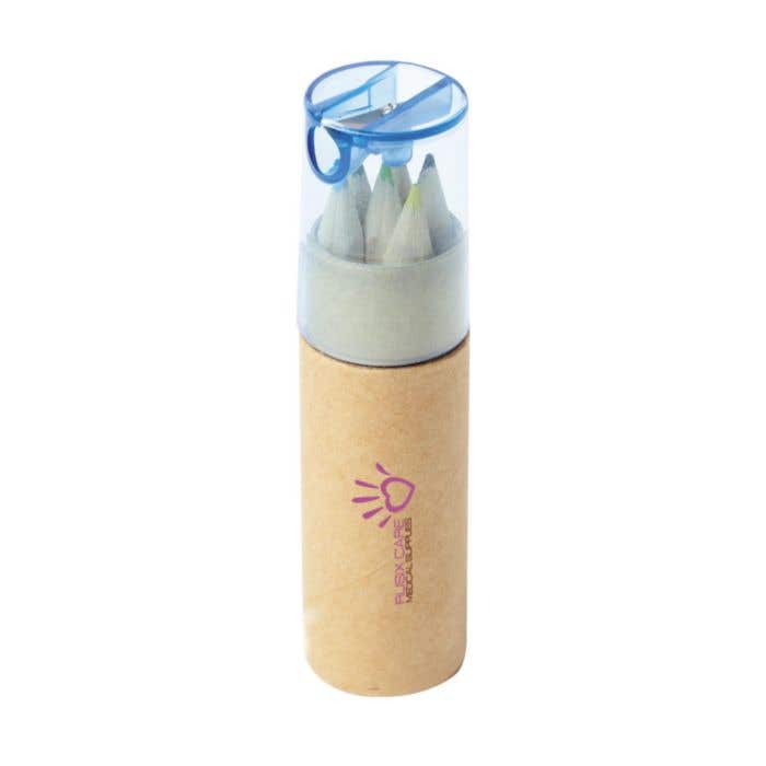 Kleurpotloden ColourTube | 6 stuks | Met puntenslijper