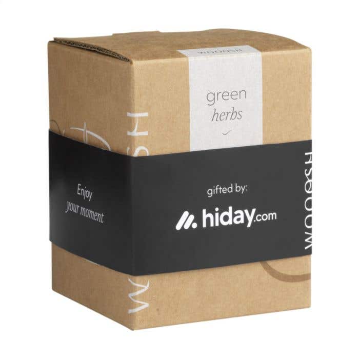 Wooosh Geurkaars | Sojawas | Green Herbs | 32 uur