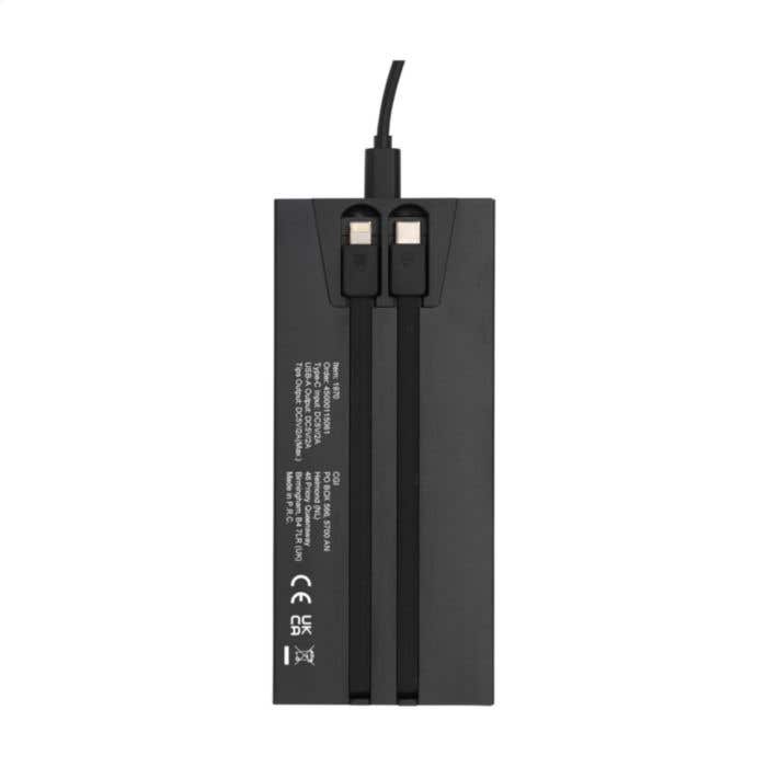 Powerbank | Gerecycled aluminium | 10.000 mAh | Lightning en USB-C