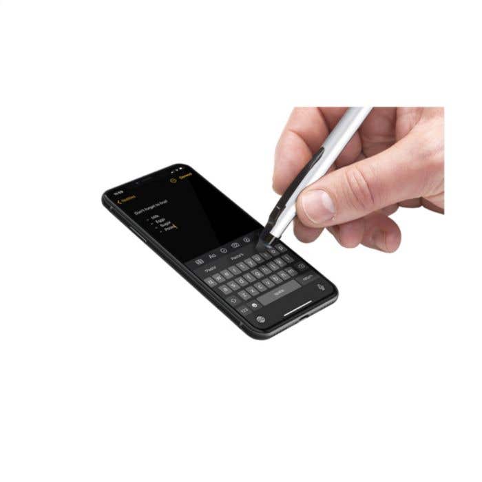 Stylus balpen TouchDown | Metalen afwerking | Rubber grip