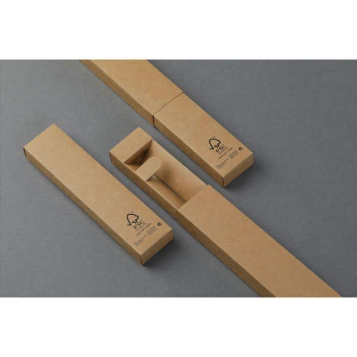 Geschenkverpakking | Kraft karton | Voor 1 pen