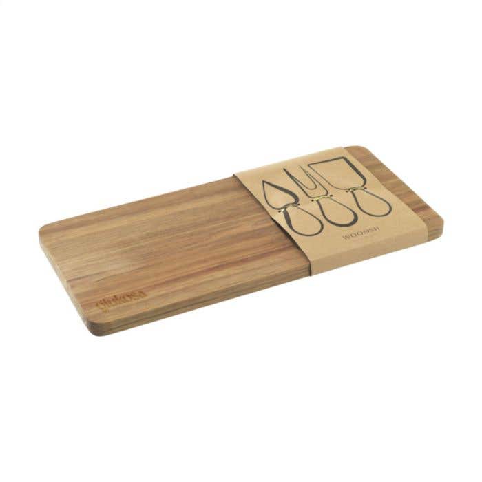 Kaasplank | FSC® Acaciahout | Met bestek