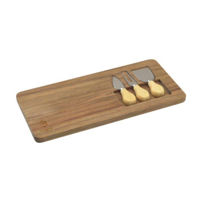Kaasplank | FSC® Acaciahout | Met bestek