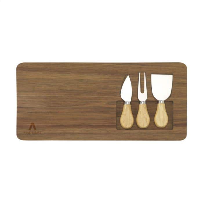 Kaasplank | FSC® Acaciahout | Met bestek