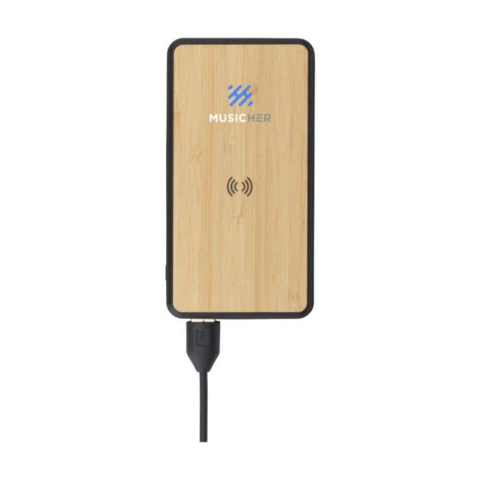 Powerbank | Gerecycled | 10.000 mAh | Draadloos opladen