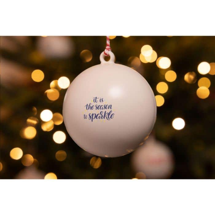 Kerstbal | Ø 7 cm | Glinsterende finish