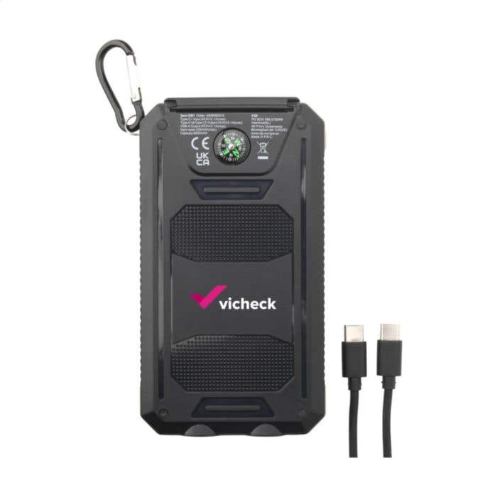 Powerbank | Gerecycled | 8.000 mAh | Solar panel