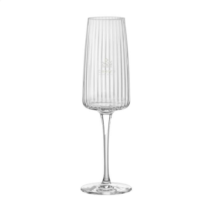 Champagneglas | Geribbeld | 255 ml