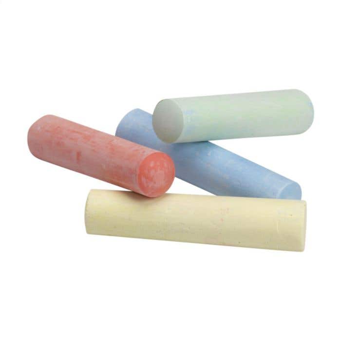 Stoepkrijt | 4 stuks | Pastelkleuren