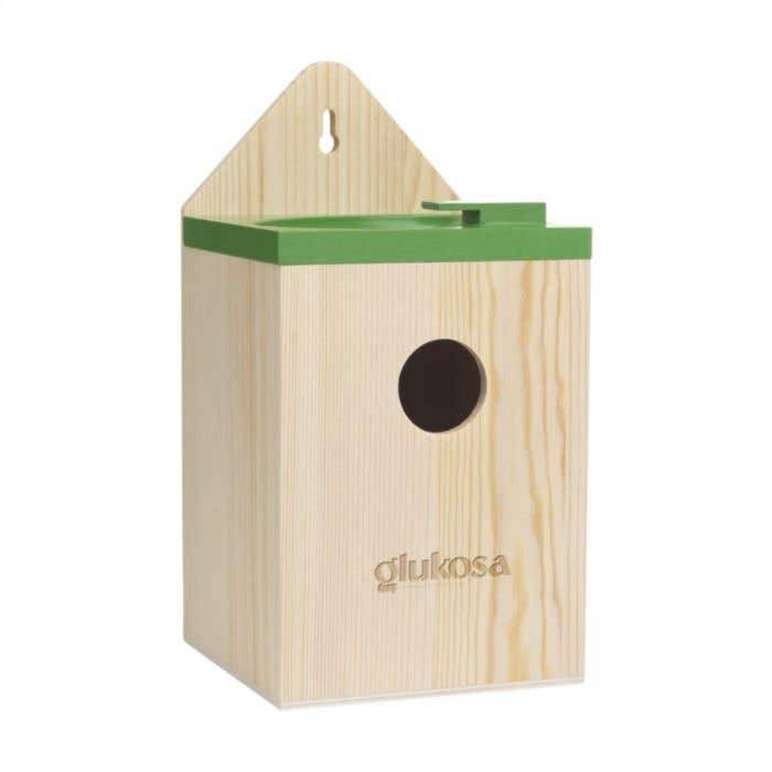 Nestkastje | FSC® Dennenhout | Met vogelbadje