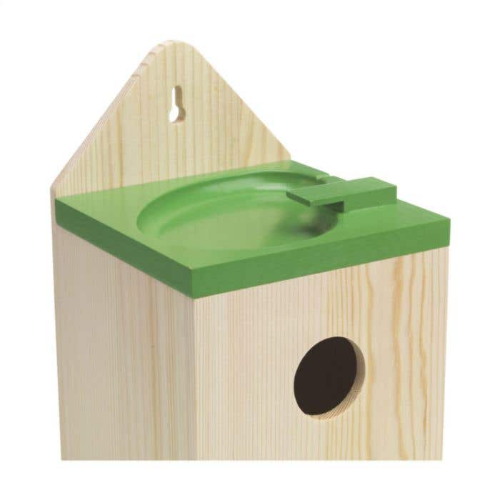 Nestkastje | FSC® Dennenhout | Met vogelbadje