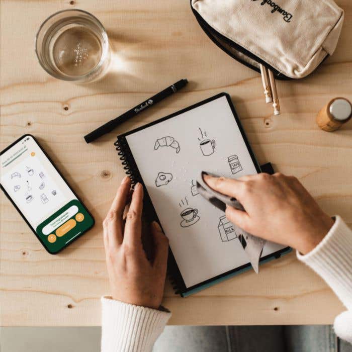 Bambook Notitieboek | A5 | Uitwisbaar | 20 vel