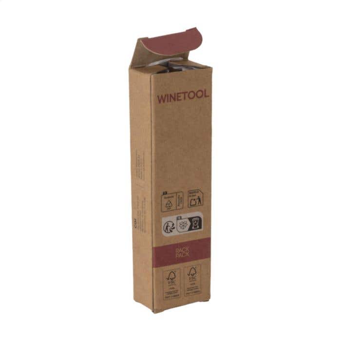Rackpack kelnermes | FSC® Beukenhout | RVS met zwarte coating