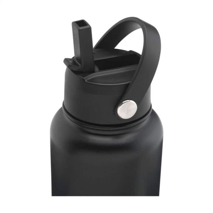 Thermosfles Eddy | RVS | 900 ml | Inklapbaar rietje
