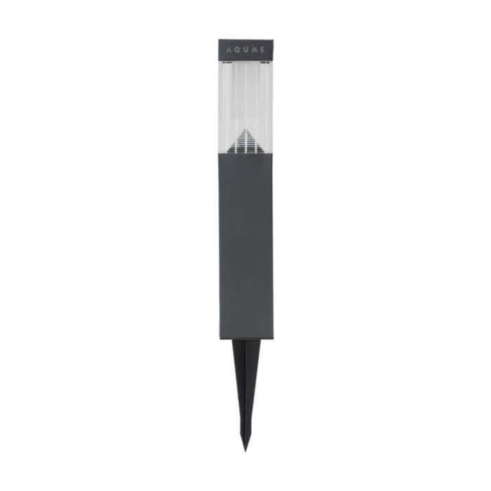 Grundig Solar LED-lamp | RVS | Automatische schemerschakelaar
