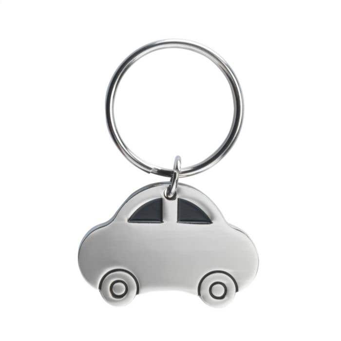 Sleutelhanger Auto | Metaal | Stevige sleutelring